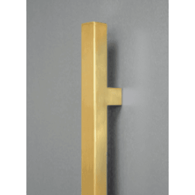 Round - Pull Bar Brushed Brass